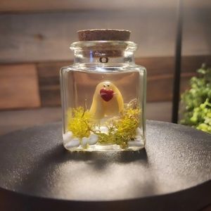 Your Own Ghost Pet In A Jar, Desk Buddy, Spooky Magic, GLOW, Goth Gift, Spirit